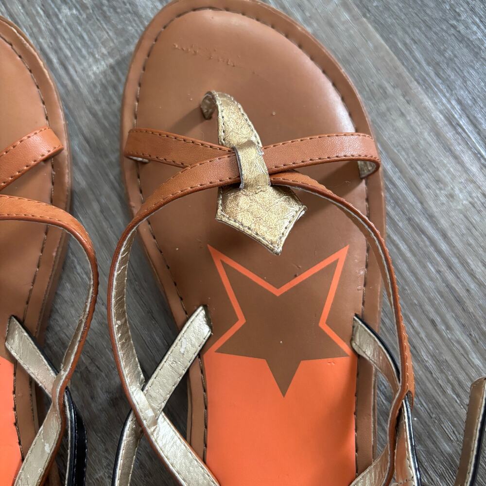Circus by Sam Edelman Women’s Strappy Sandals Brown Orange - Size: 8.5 - Picture 7 of 9